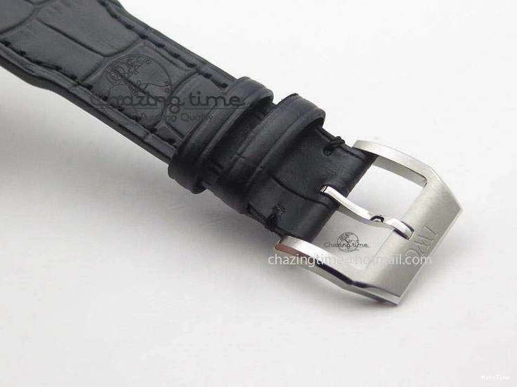 MIROTIME 0213 Soft Pilot Chrono 3777 43mm ZF 1:1 Best Edition Black Dial On Black Leather Strap A 7360